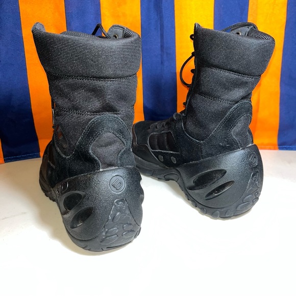 Five Ten 5.10 Valor Boots Men's 8 triple black Tactical Combat Lace Up Ankle - Picture 3 of 9